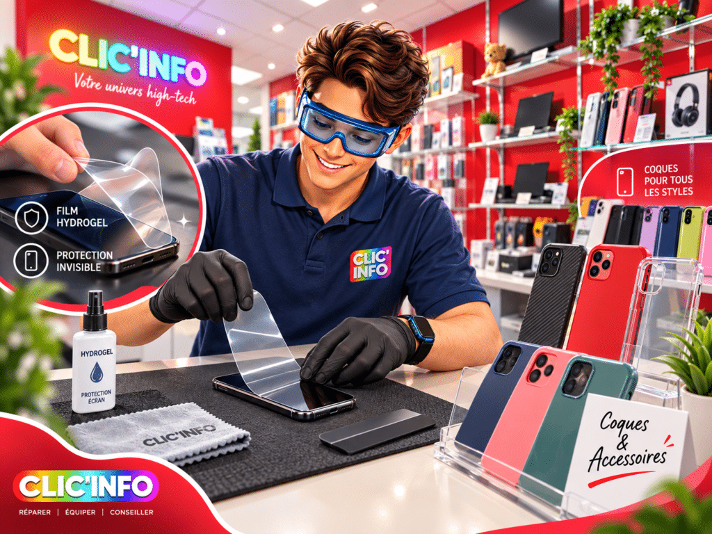 Pose de Film Hydrogel et Coques